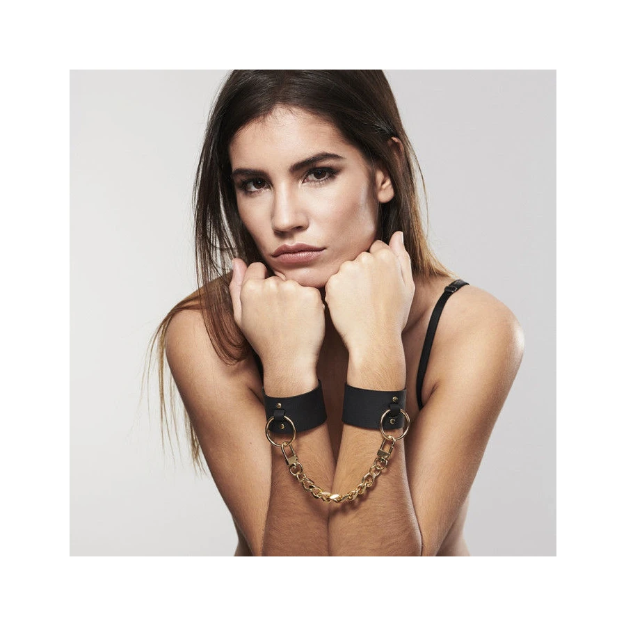 BIJOUX INDISCRETS MAZE - BREITE MANSCHETTEN SCHWARZ